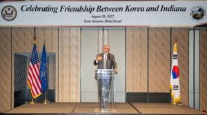 Holcomb returns from Asia trip after promoting Indiana’s electric vehicle ambitions in South Korea